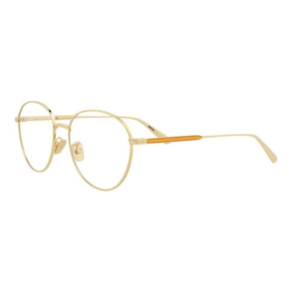 Dior Womens Round/Oval Gold Gold Transparent Fashion Designer Eyewear - Picture 1 of 4